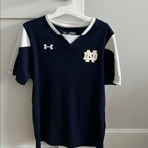 Under Armour Kids Notre Dame Soccer Jersey Medium